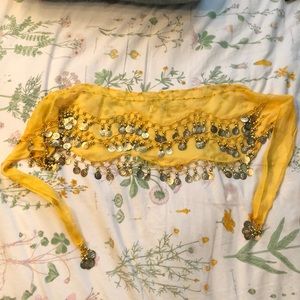 Yellow Coin Skirt